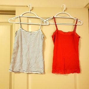Two Ann Taylor Camis Size XS